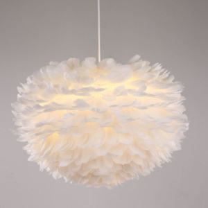 Висящ полилей от естествени пера FEATHER LU750026