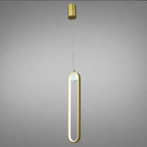 LED Висящo осветително тяло WOO 1760 в златен цвят