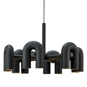 LED Полилей MIST ZY430012 в черно