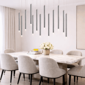 LED Полилей LUMISIA 9060-12 в сребро