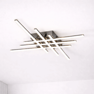 LED плафон STIMENA 8008-8 в цвят тъмен графит