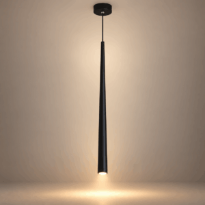 LED Пендел тип пура AVE QY-H1035B-S в черно