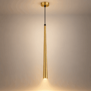 LED Пендел тип пура AVE QY-H1035YB-S в злато