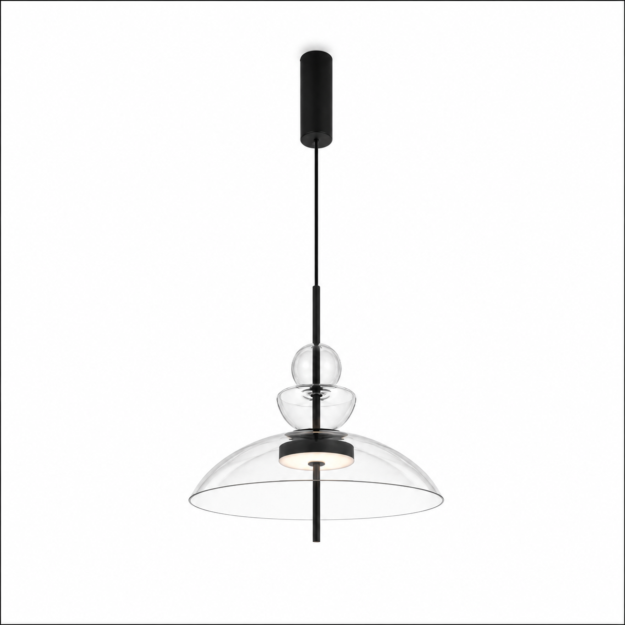 LED Висяща стъклена лампа KARAT MD2407-A2