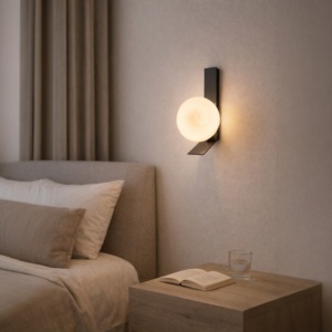 LED Аплик NOXIA B9008-1 в тъмно матирано сребро