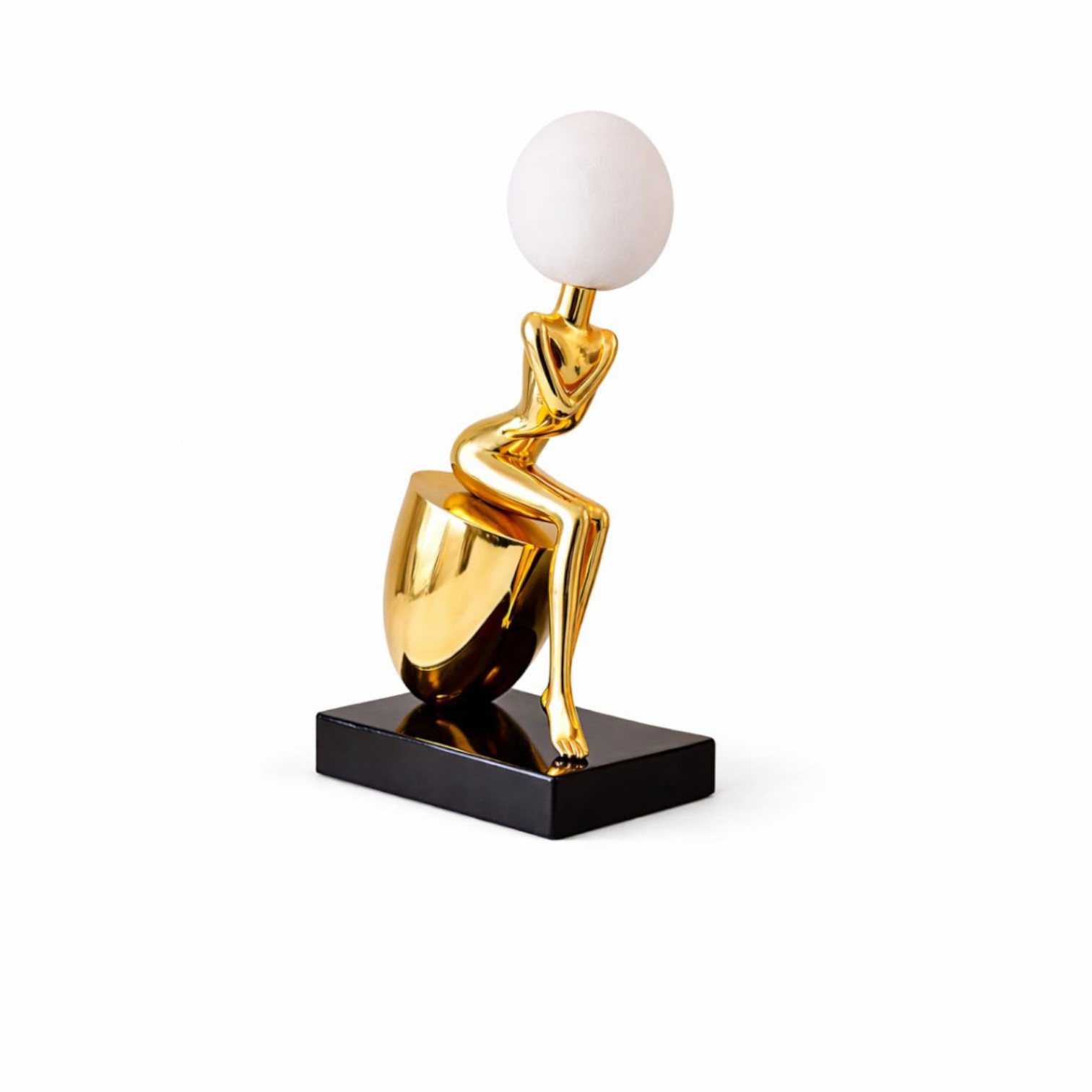 GOLDEN MUSE – дизайнерска настолна лампа JY-T-110 - Image 3