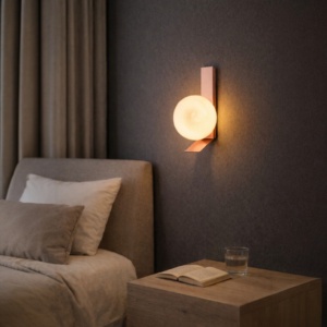 LED Аплик NOXIA B9008-1 в розово злато