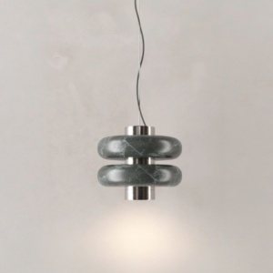 LED Пендел MARMORA D557 в зелено