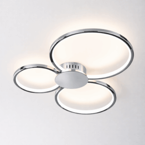 LED Плафон ARUBA 8001-3L в сребро