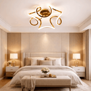 LED Плафон LUSSO WAVE W9109-500 в розе