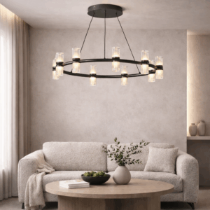 LED Полилей LUMERA RING MD20170Т-66 в сив мат