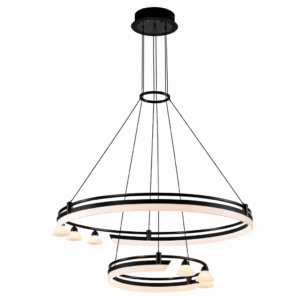 LED Полилей “Aurelia” MD20022-80+40 в черно