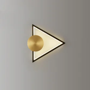 LED Аплик ASTER TRIANGLE B9960-A/GD+BK