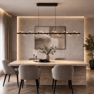 LED Полилей VELARO LineMD20212-120 в черно