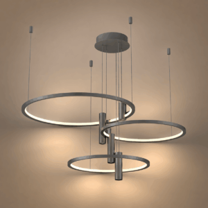 LED Полилей ITIANA VI1863782 BBK в мат сиво