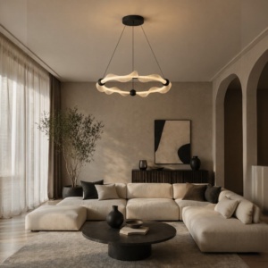 LED Полилей Flow Gold D34/BK
