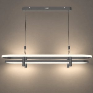 LED Полилей ITIANA VI1892525-L1200 BBK  в мат сиво