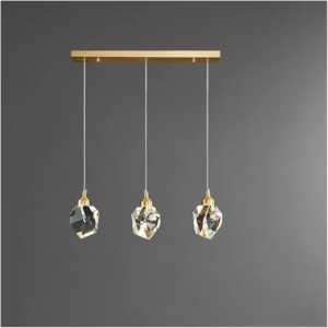 LED кристален пендел AURA 9701P/3L с 3бр кристали