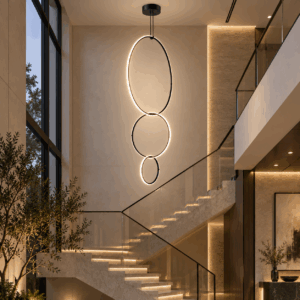 LED полилей в черно PALEX 10339P/5H